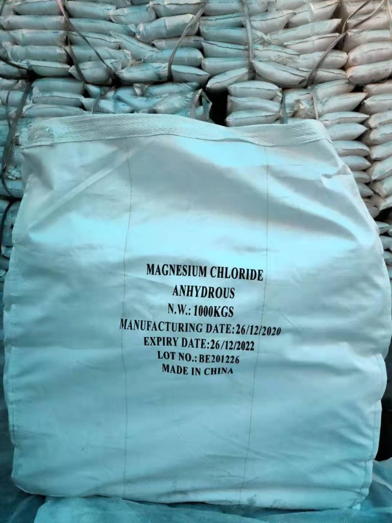 China Magnesium Chloride Anhydrous 99% Manufacturer Facroty